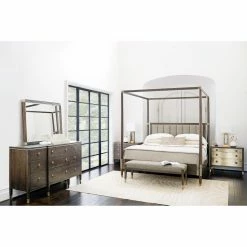 New 🧨 King Bernhardt Clarendon Canopy Bed 🛒 -Beds Shop scaleBERF1232
