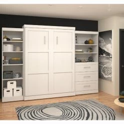 Discount π Queen Bestar Pur Murphy Wall Bed With One 5-Shelf And One 3-Drawer/Shelf Storage Unit π 16 Discount π Queen Bestar Pur Murphy Wall Bed With One 5-Shelf And One 3-Drawer/Shelf Storage Unit π -Beds Shop scaleBES563
