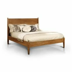 Hot Sale ❤️ California King Furniture Of America Adina I Mid Century Modern Platform Bed 😍 -Beds Shop scaleENLB4464