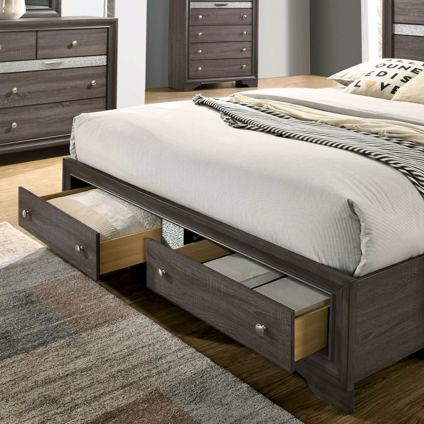 Best Sale π King Furniture Of America Rose Storage Platform Bed π― 7 Best Sale π King Furniture Of America Rose Storage Platform Bed π― - Image 5