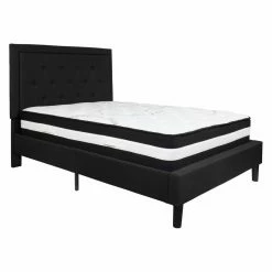 Best Pirce ⌛ King Flash Furniture Roxbury Tufted Upholstered Platform Bed With Pocket Spring Mattress ✔️ 16 Best Pirce ⌛ King Flash Furniture Roxbury Tufted Upholstered Platform Bed With Pocket Spring Mattress ✔️ -Beds Shop scaleFLSH2092