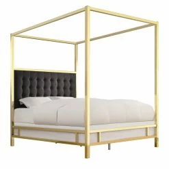 Hot Sale βοΈ King Weston Home Umberton Square Tufted Canopy Bed π 12 Hot Sale βοΈ King Weston Home Umberton Square Tufted Canopy Bed π -Beds Shop scaleHME2886