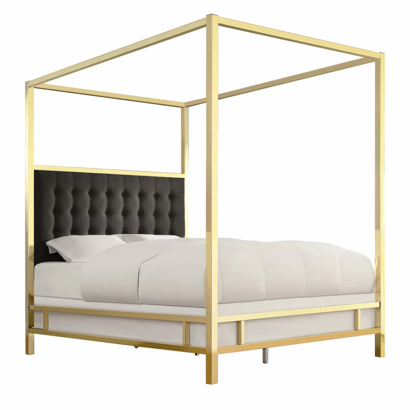 Hot Sale βοΈ King Weston Home Umberton Square Tufted Canopy Bed π 7 Hot Sale βοΈ King Weston Home Umberton Square Tufted Canopy Bed π - Image 5