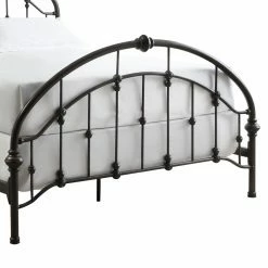 Best Pirce 🔔 King Weston Home Bolten Round Top Metal Platform Bed 🧨 -Beds Shop scaleHME3364