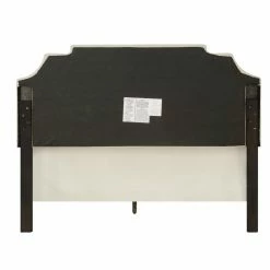 New 🧨 Right2Home Tiered Clipped Corner Upholstered Queen Bed 👏 -Beds Shop scaleHOMM1138