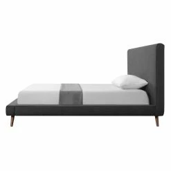 Cheapest ⌛ King Loft Lyfe Gricelda Upholstered Linen Platform Bed ⭐ -Beds Shop scaleINSP191