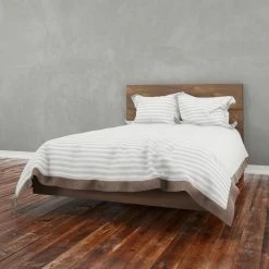 Flash Sale ❤️ Queen Nexera Nocce Platform Bed With Plank Effect Headboard 🛒 -Beds Shop scaleMFI752