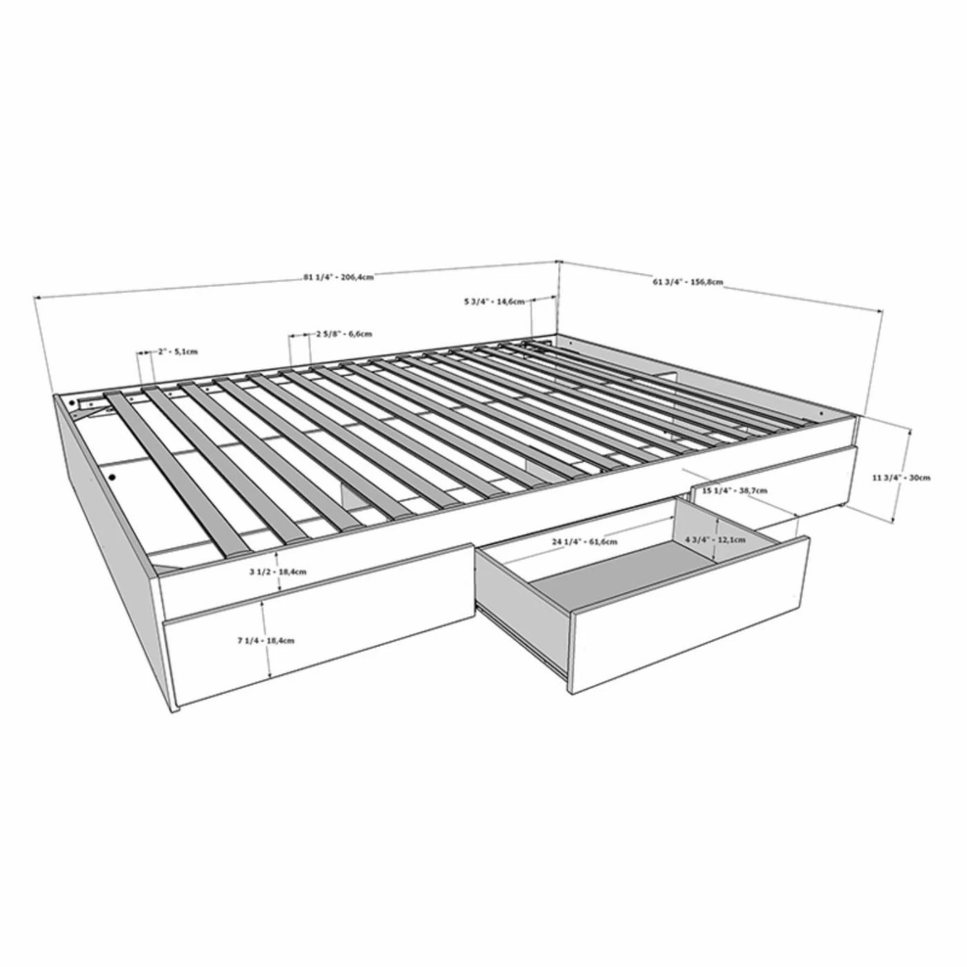 Brand new π₯° Queen Nexera Rebel Panoramic Platform Storage Bed π 7 Brand new π₯° Queen Nexera Rebel Panoramic Platform Storage Bed π - Image 5