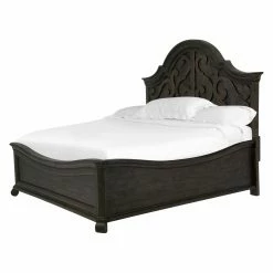 Discount 😀 California King Magnussen Bellamy Traditional Peppercorn Shaped Panel Bed 🔥 -Beds Shop scaleMHF3320
