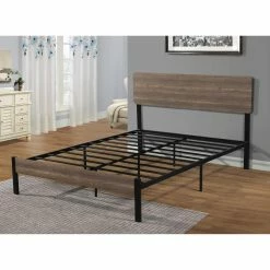 Buy ✨ Queen Milton Greens Stars Nolan Metal Platform Bed 🔥 -Beds Shop scaleMILT342