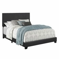 Best deal ✨ Queen Milton Greens Stars Shelby Linen Low Profile Bed 🎉 -Beds Shop scaleMILT386