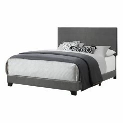Coupon ❤️ Full/Double Milton Greens Stars Shelby Faux Leather Low Profile Bed 🤩 -Beds Shop scaleMILT387