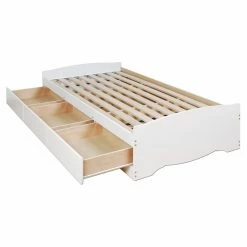 Wholesale 🛒 Prepac Manufacturing King Prepac Manhattan Bookcase Storage Platform Bed ✨ -Beds Shop scalePRM100