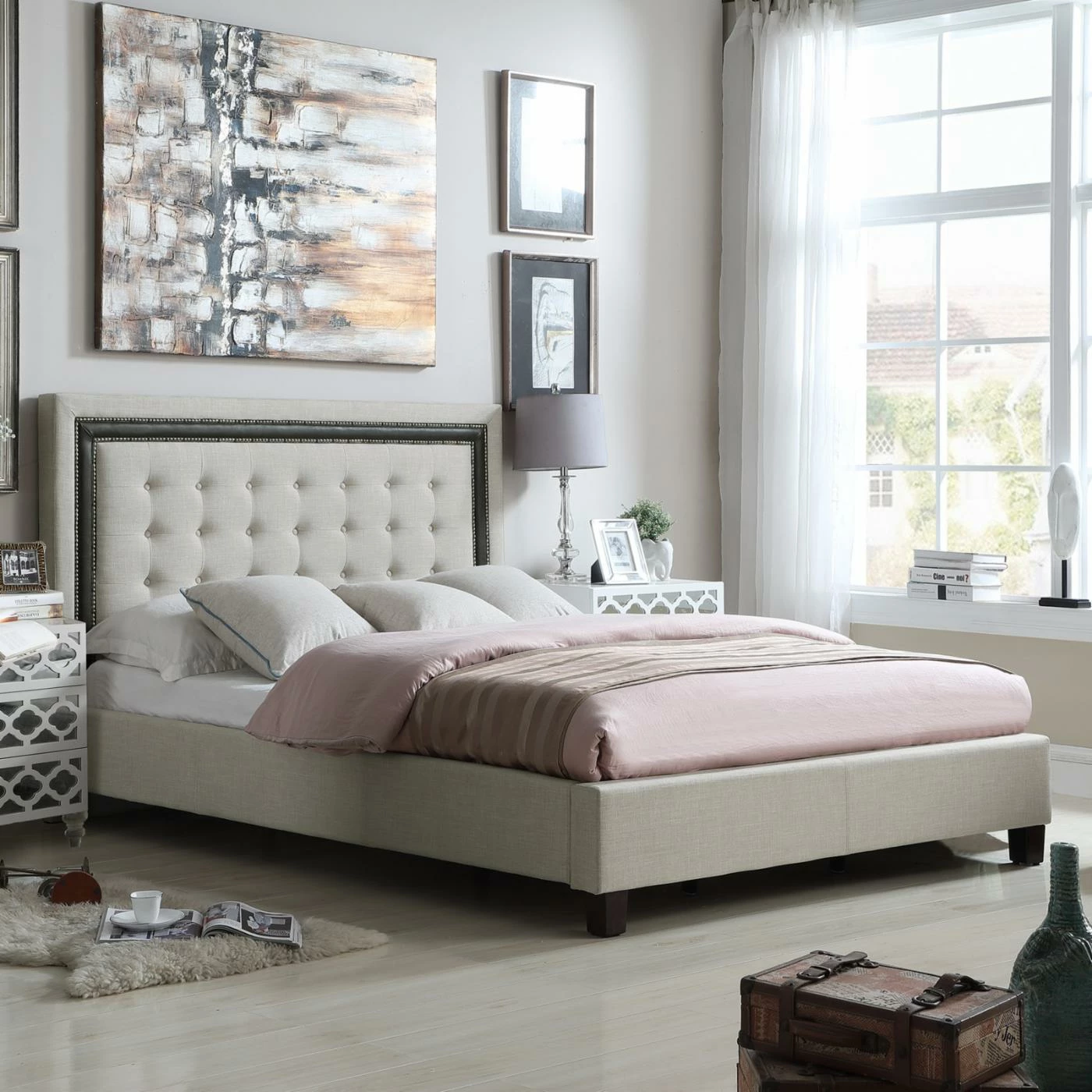 Best Sale π€© Queen Rosevera Rawley Upholstered Panel Bed π₯° 7 Best Sale π€© Queen Rosevera Rawley Upholstered Panel Bed π₯° - Image 5