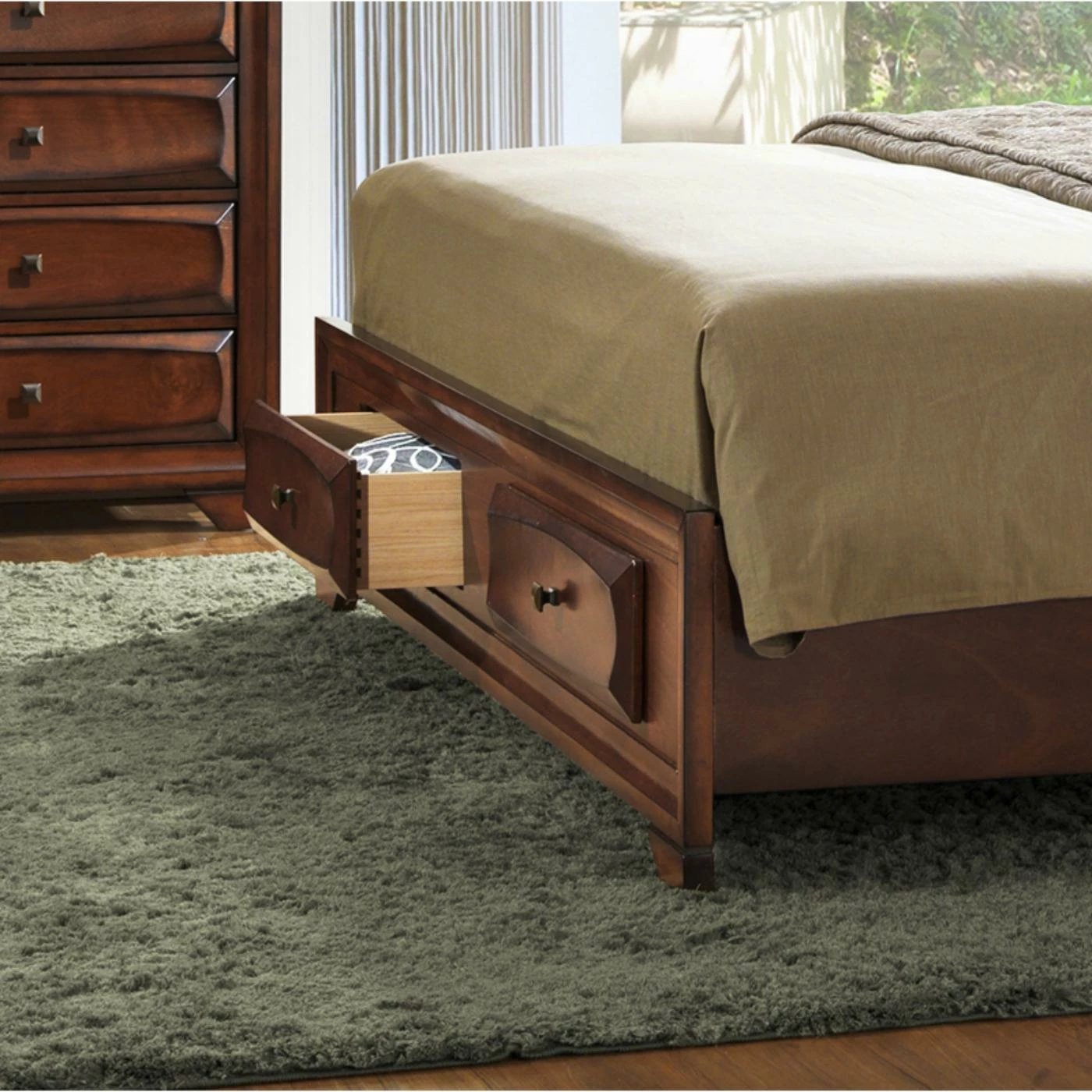 Outlet β King Roundhill Furniture Oakland Storage Platform Bed π 7 Outlet β King Roundhill Furniture Oakland Storage Platform Bed π - Image 5
