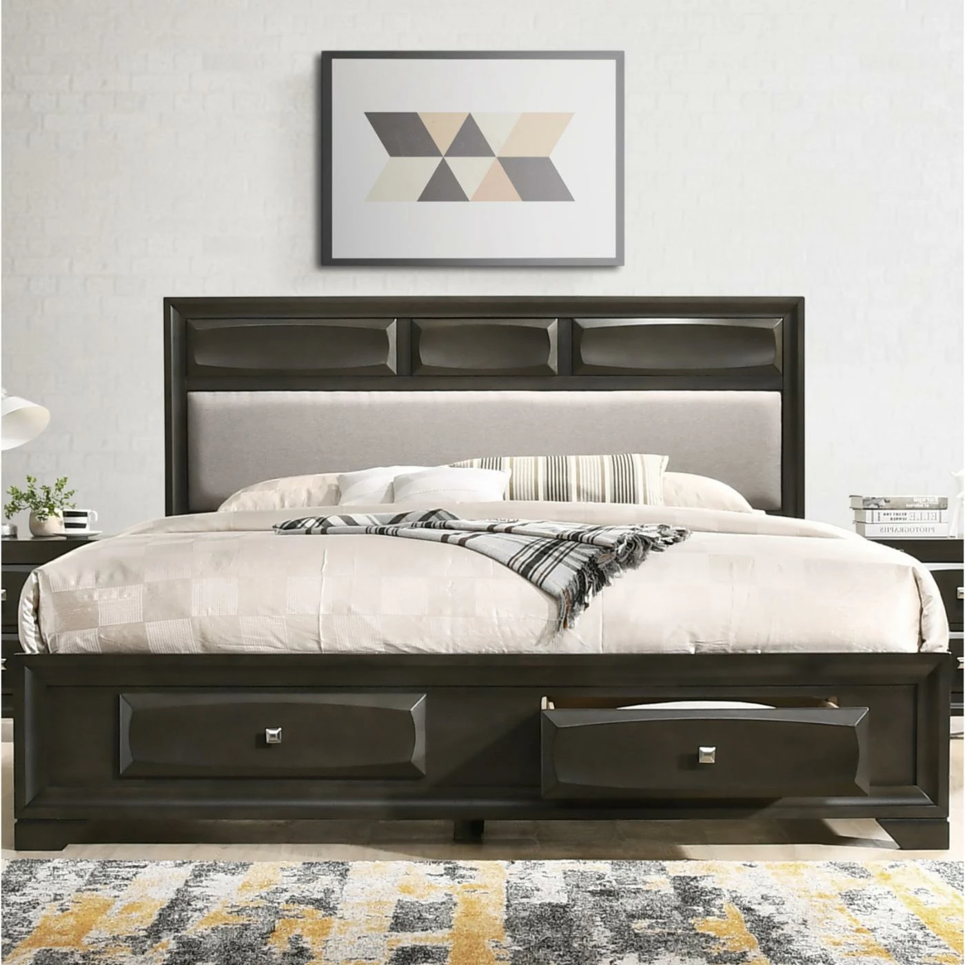 Deals π₯ Queen Roundhill Furniture Oakland Upholstered Storage Platform Bed π 7 Deals π₯ Queen Roundhill Furniture Oakland Upholstered Storage Platform Bed π - Image 5