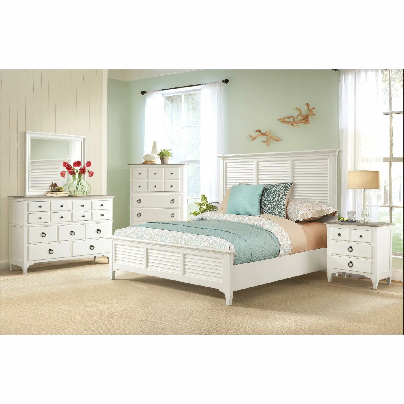 Deals π₯° King Riverside Furniture Myra Louvered Panel Bed π 7 Deals π₯° King Riverside Furniture Myra Louvered Panel Bed π - Image 5