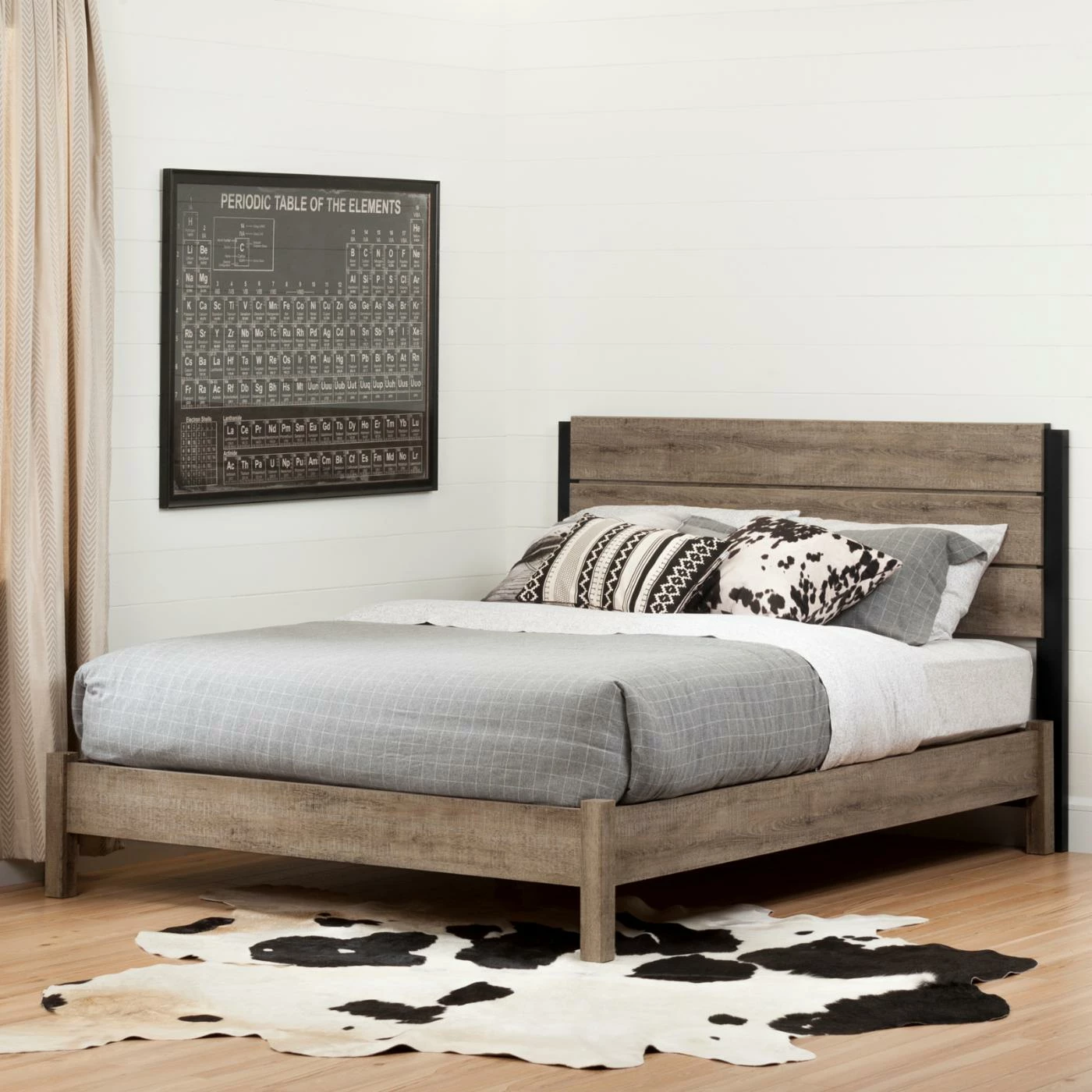 Best deal π Full/Double South Shore Munich Rustic Platform Bed π 7 Best deal π Full/Double South Shore Munich Rustic Platform Bed π - Image 5