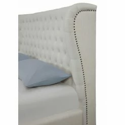 New 👏 King TOV Furniture Finley Upholstered Platform Bed 👍 -Beds Shop scaleTOVF003