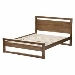 Cheapest 😉 King HN Home Temecula Transitional Solid Wood Platform Bed 💯 -Beds Shop scaleWSI3484
