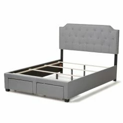 Discount ❤️ King Baxton Studio Aubrianne Storage Platform Bed 🎉 -Beds Shop scaleWSI3931