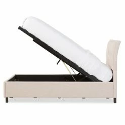 Budget 🤩 Queen HN Home Daly Transitional Upholstered Storage Platform Bed 🎉 -Beds Shop scaleWSI4300