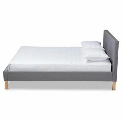 Budget π King Baxton Studio Aneta Upholstered Platform Bed π 15 Budget π King Baxton Studio Aneta Upholstered Platform Bed π -Beds Shop scaleWSI4592