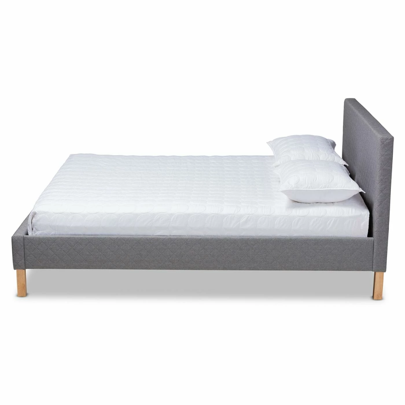 Budget π King Baxton Studio Aneta Upholstered Platform Bed π 7 Budget π King Baxton Studio Aneta Upholstered Platform Bed π - Image 5