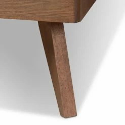 Promo 😉 King Baxton Studio Artemis Wood Platform Bed ✨ -Beds Shop scaleWSI4594