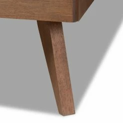 Brand new ⭐ King HN Home Lohk Mid-Century Modern Wood Platform Bed 🎁 -Beds Shop scaleWSI4600