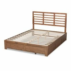 Promo 🌟 Queen Baxton Studio Piera Platform Storage Bed 🎉 -Beds Shop scaleWSI5010