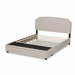 Best reviews of 🤩 Queen Baxton Studio Larese Platform Storage Bed 😍 -Beds Shop scaleWSI5044
